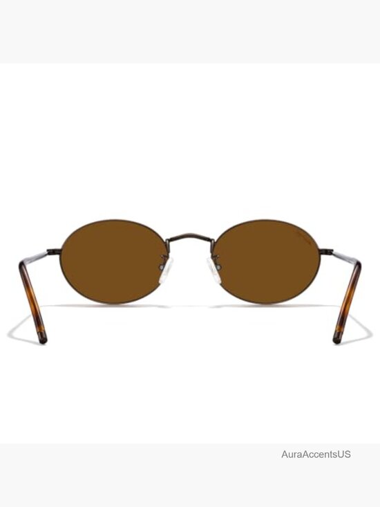 Retro Oval Polarized Sunglasses for Women UV400 Protection Trendy Shades main image 6